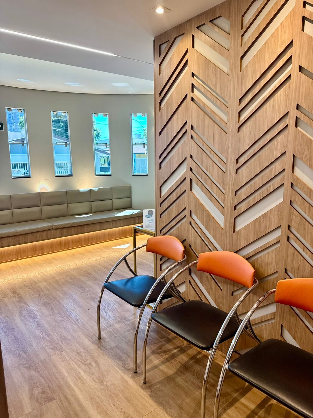 Sala de espera do consultório